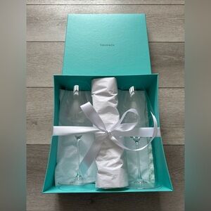 Tiffany & Co. Crystal Glass Wine Boxed Set 🍷🍷